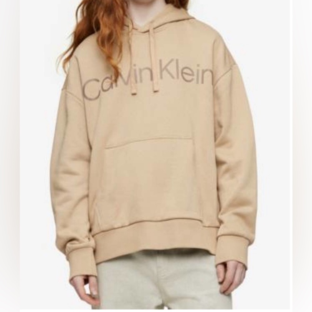 Calvin Klein Traverntine Relaxed Fit Hoodie EUC